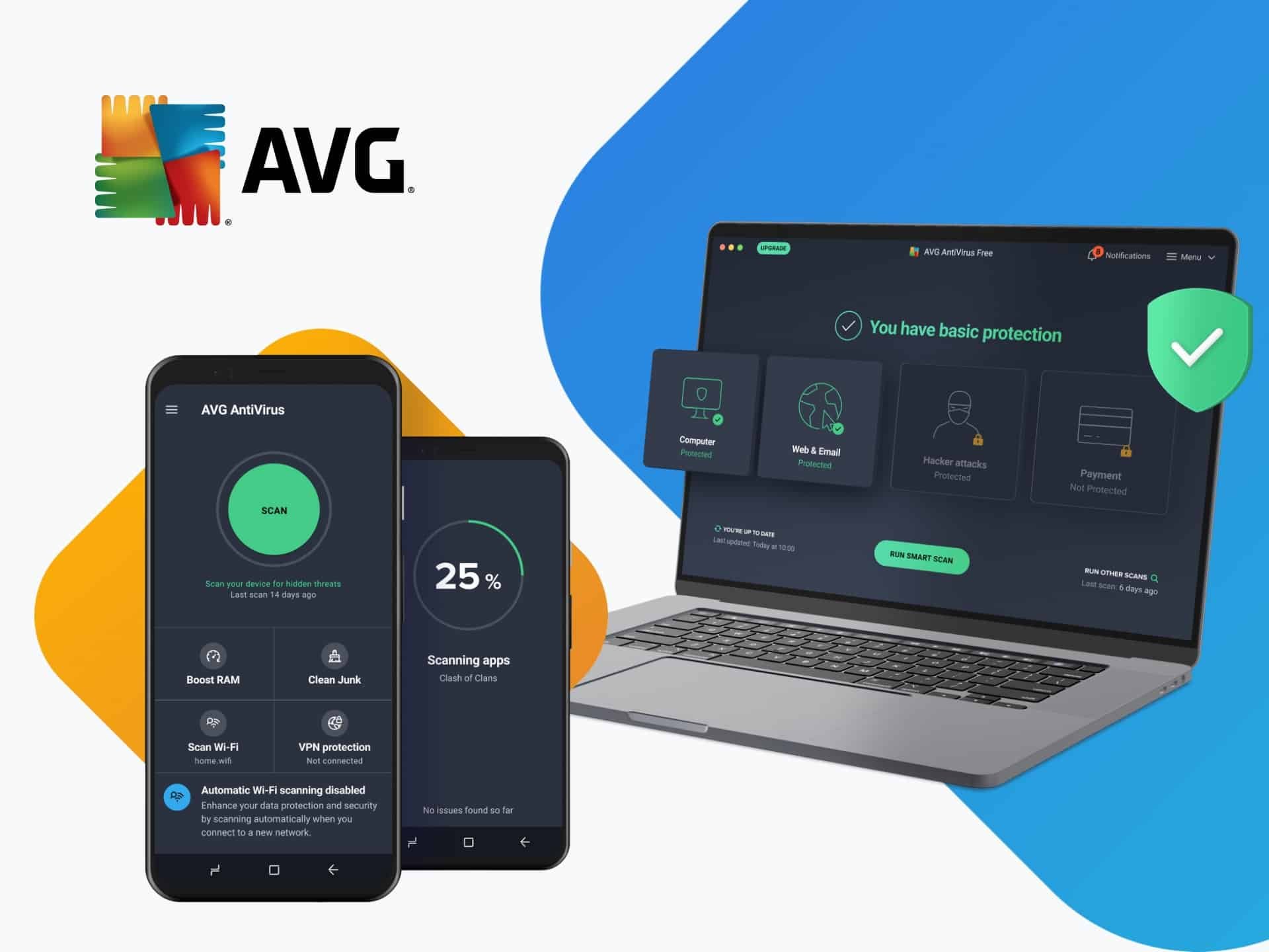 Avg防病毒软件的促销和折扣图像