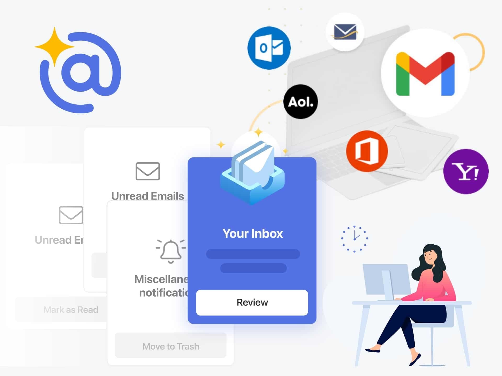 Clean Email的促销和折扣广告图