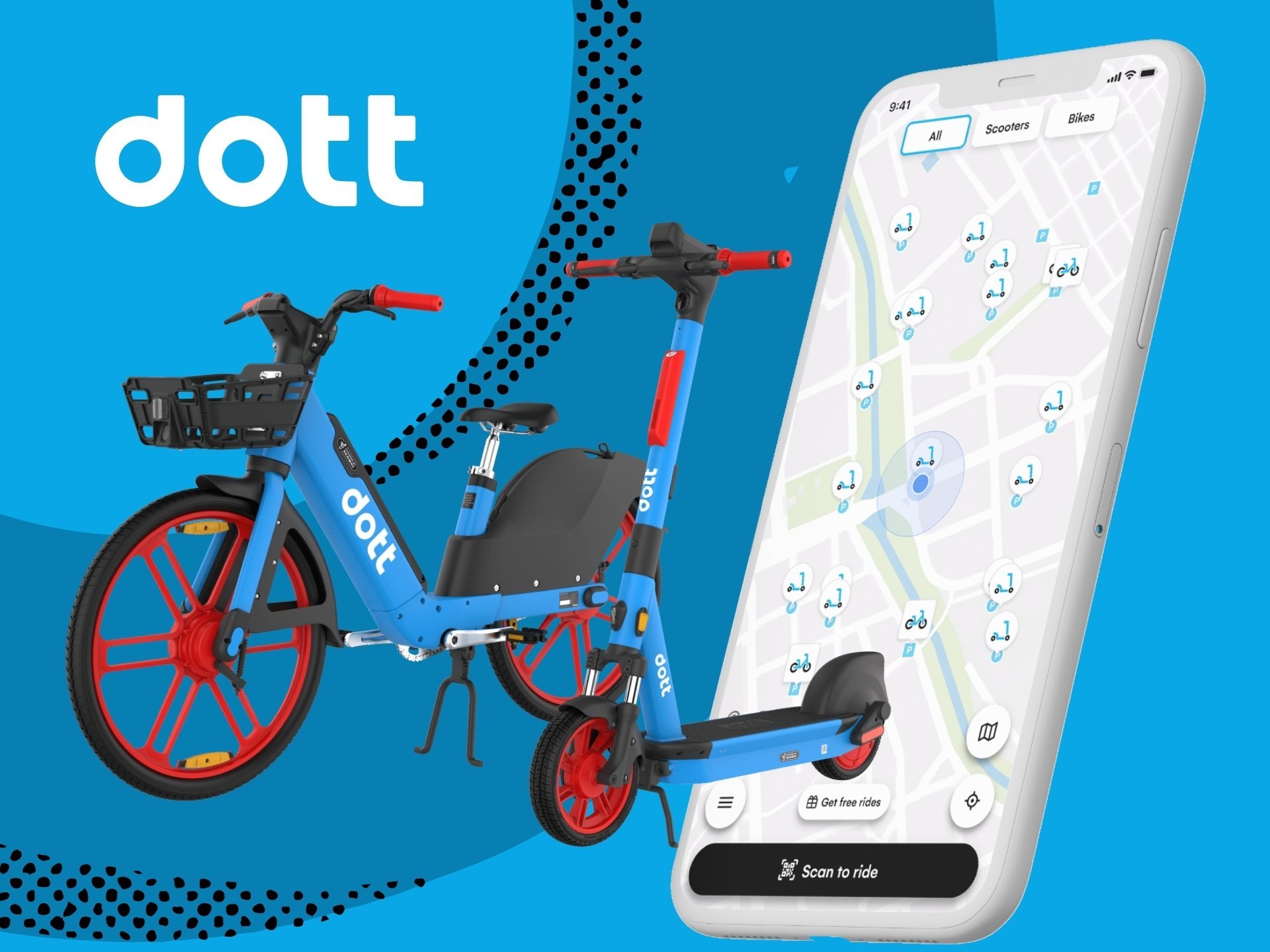 Dott电动滑板车Ebike 1的优惠促销图