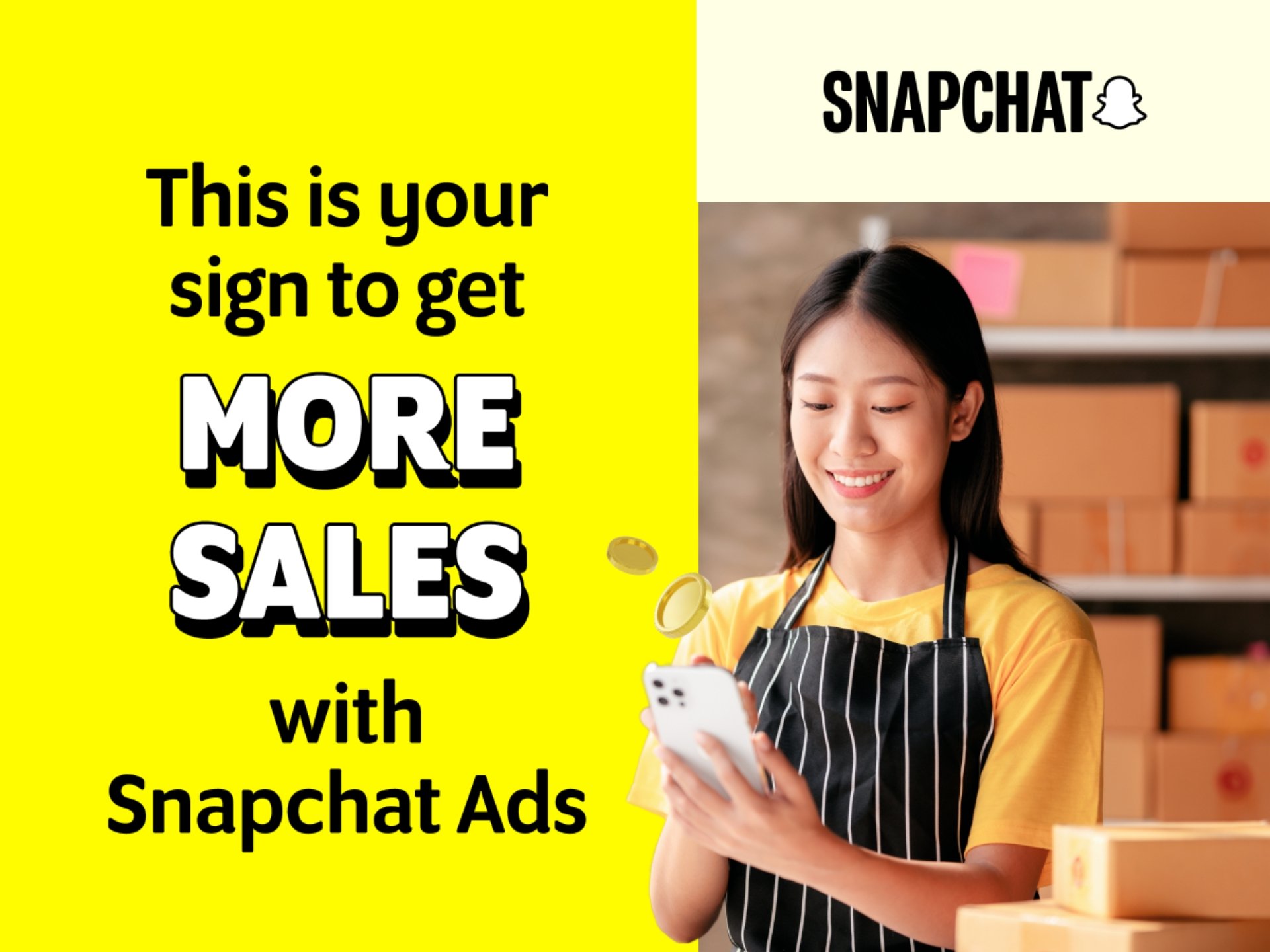 Snapchat Ads Snapchat For Business 折扣/促销图像