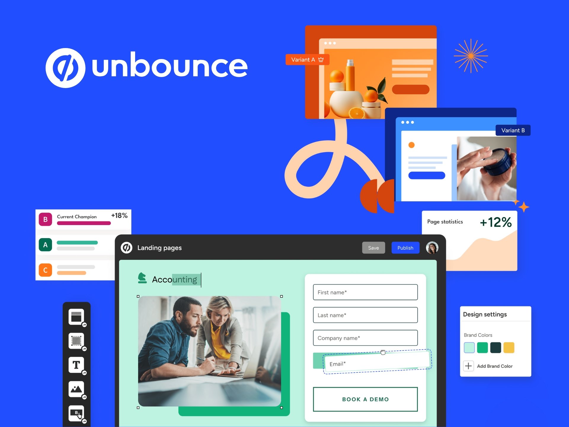 Unbounce品牌折扣促销活动的图片