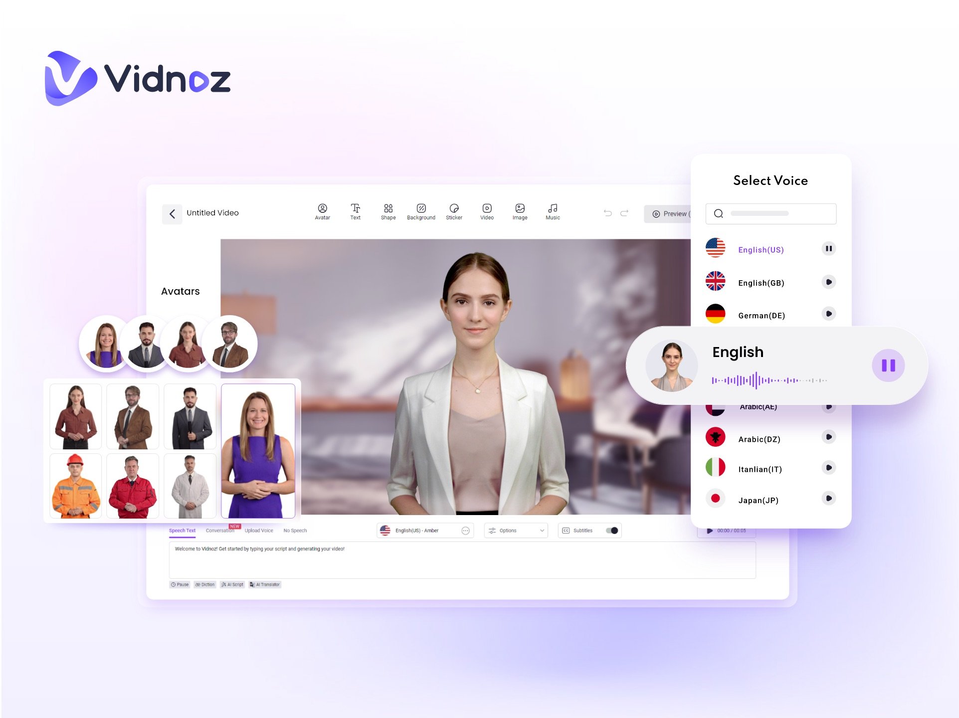 Vidnoz特别优惠和促销活动的图片